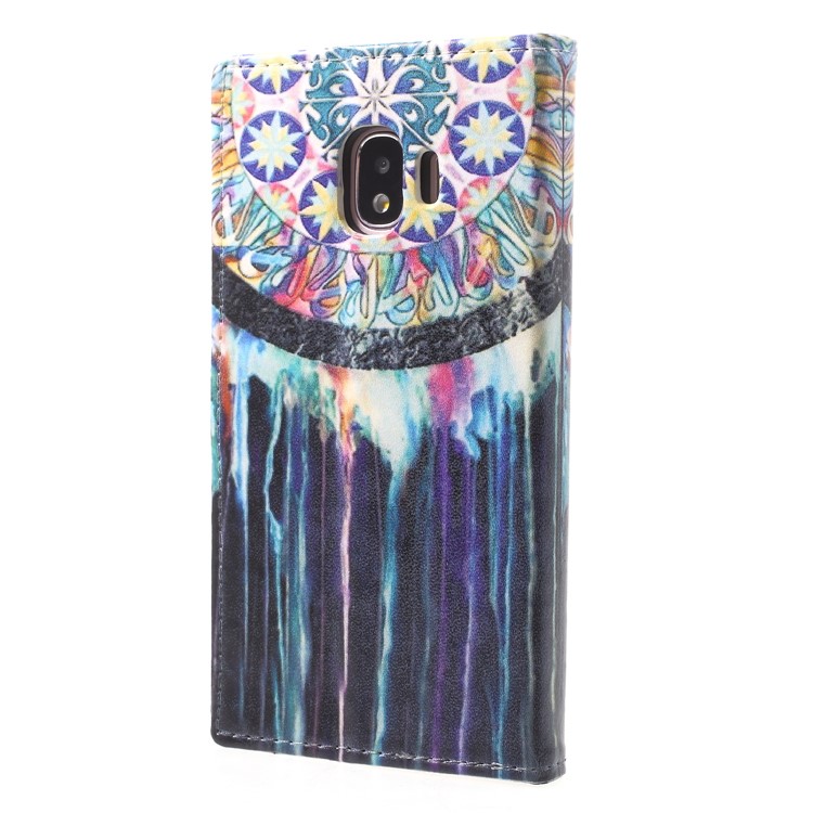 Pattern Printing Leather Cellphone Case for Samsung Galaxy J2 Pro 2018 - Dream Catcher-2
