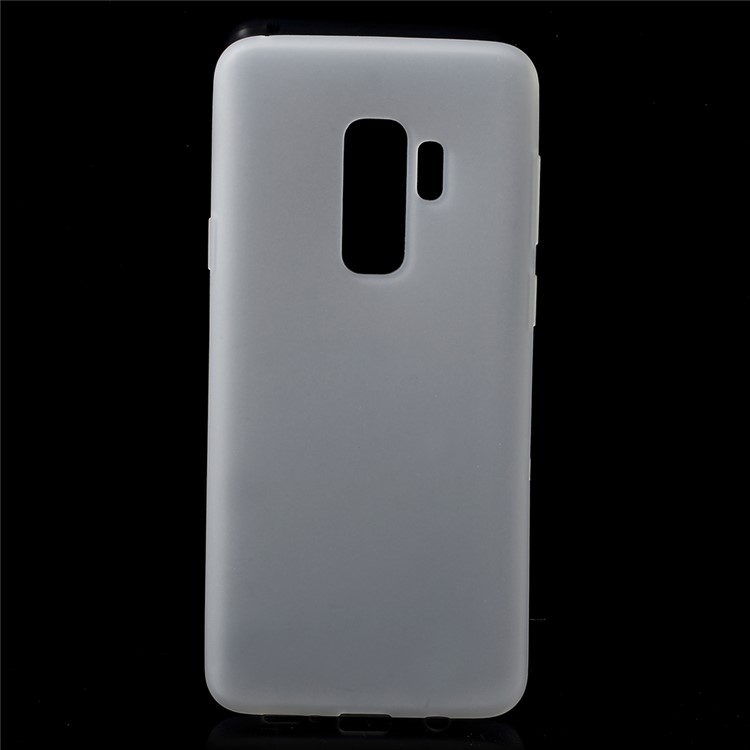 100Pcs Double-sided Matte TPU Cover for Samsung Galaxy S9 Plus SM-G965 - White-1