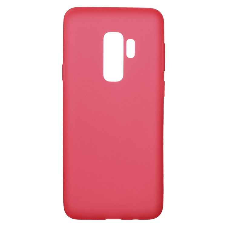 100Pcs Double-sided Matte TPU Shell for Samsung Galaxy S9 Plus SM-G965 - Red-1