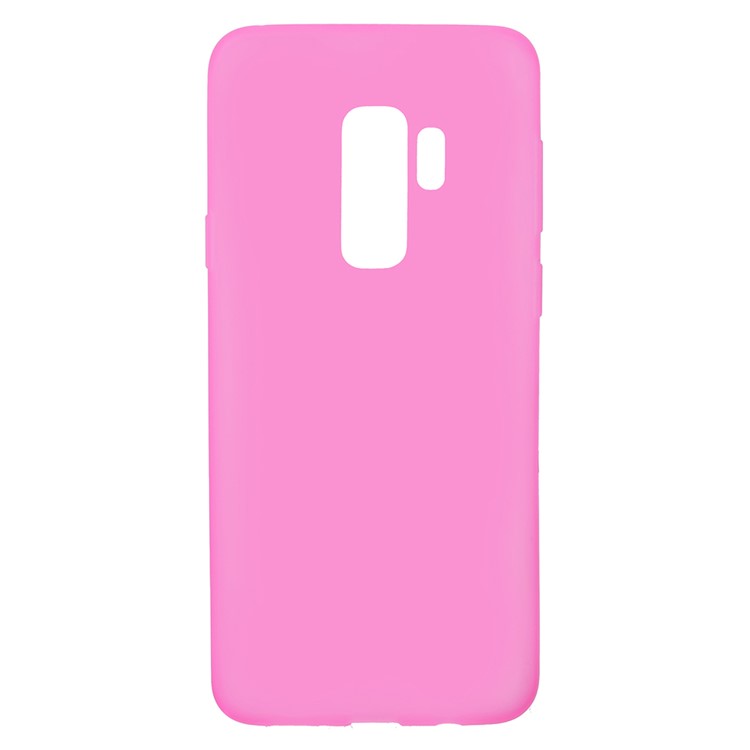 100Pcs Double-sided Matte TPU Casing for Samsung Galaxy S9+ SM-G965 - Rose-1