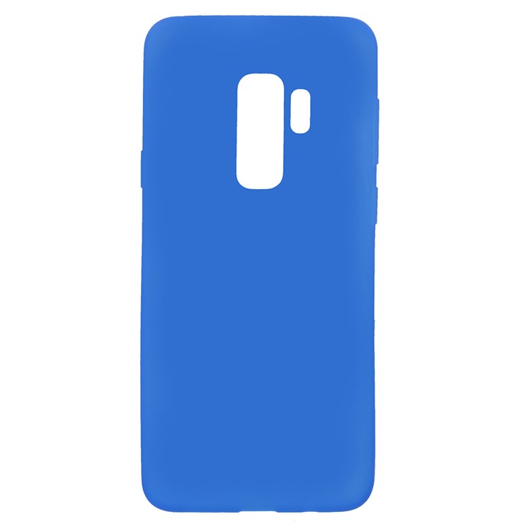 100Pcs Double-sided Matte TPU Mobile Case for Samsung Galaxy S9+ SM-G965 - Blue-1