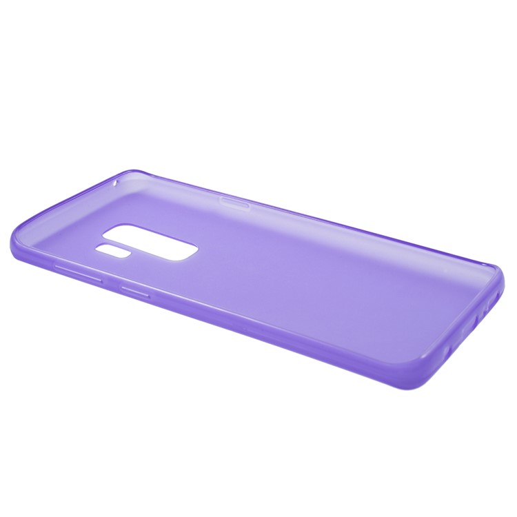 100Pcs Double-sided Frosted TPU Case for Samsung Galaxy S9+ SM-G965 - Purple-3