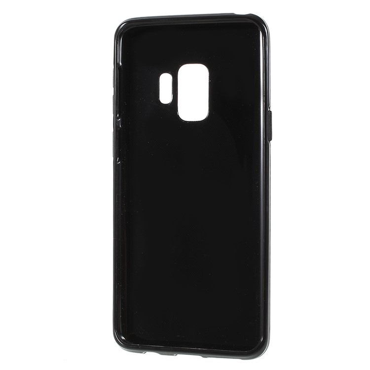 100Pcs/Set S Shape Carbon Fiber Brushed TPU Case for Samsung Galaxy S9 G960 - Black-6