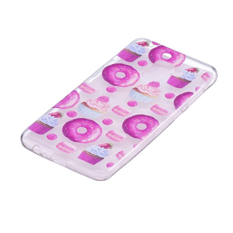 Embossment Patterned TPU Soft Case for Samsung Galaxy A8 (2018) - Dessert-3