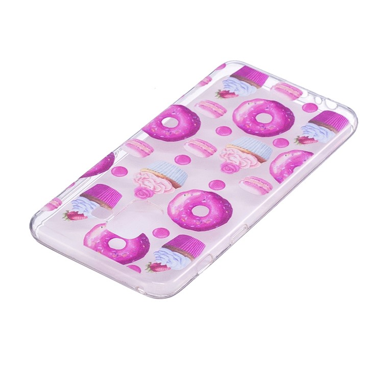 Embossment Patterned TPU Soft Case for Samsung Galaxy A8 (2018) - Dessert-4