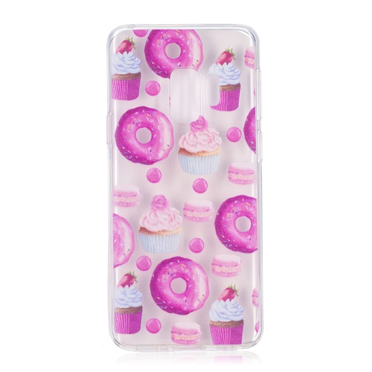 Embossment Patterned TPU Soft Mobile Phone Case for Samsung Galaxy S9 SM-G960 - Dessert-2