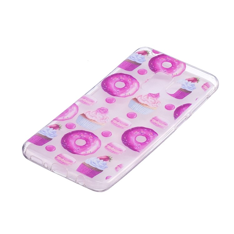 Embossment Patterned TPU Soft Mobile Phone Case for Samsung Galaxy S9 SM-G960 - Dessert-3