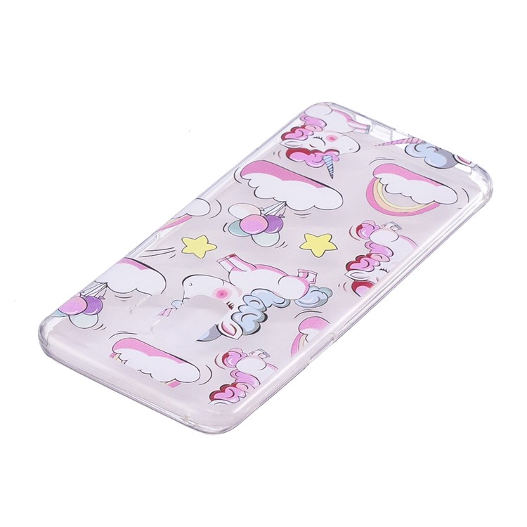 Embossment Patterned TPU Soft Mobile Phone Cover for Samsung Galaxy S9 SM-G960 - Shy Unicorns-4