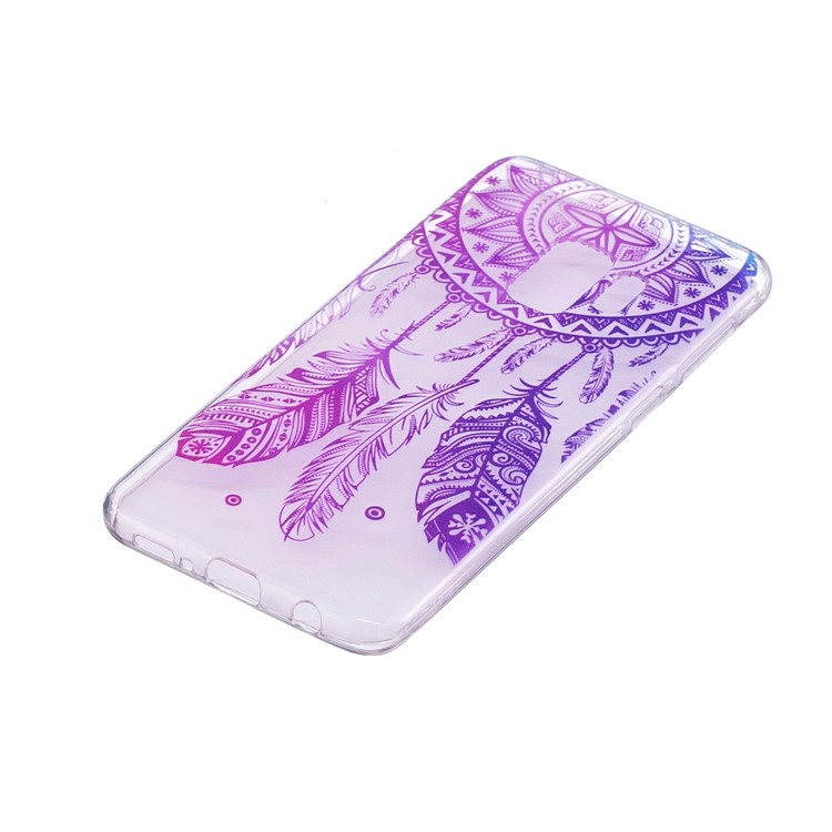 Embossment Patterned TPU Soft Cell Phone Cover for Samsung Galaxy S9 SM-G960 - Dream Catcher-3