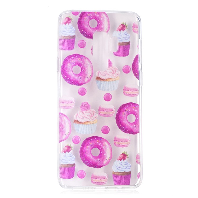 Embossment Patterned Soft TPU Protective Cover for Samsung Galaxy S9 Plus SM-G965 - Dessert-2