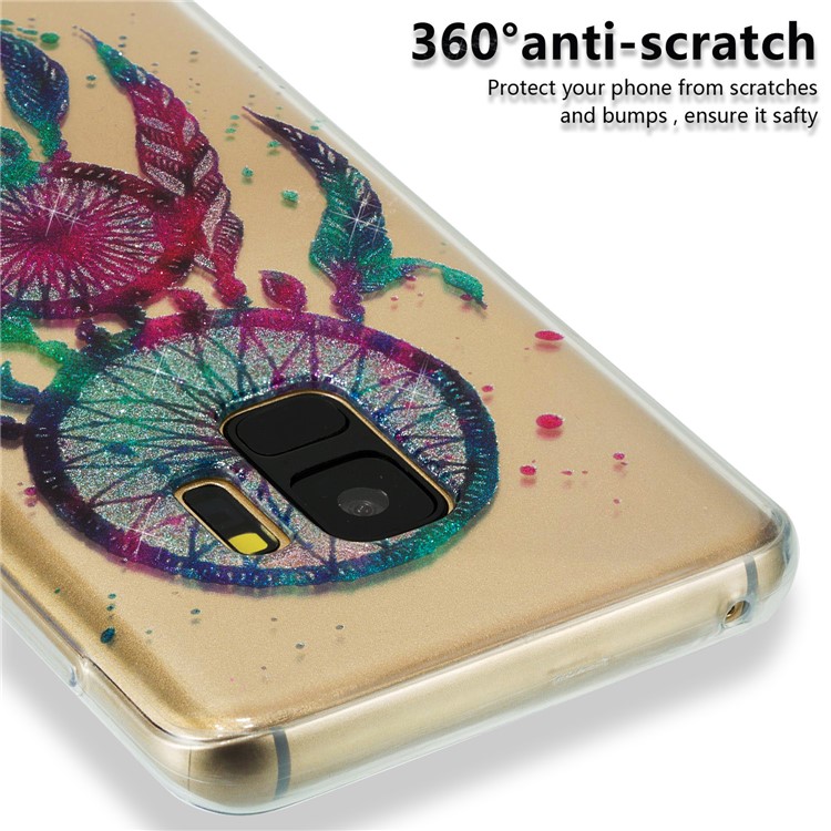 IMD Glitter Powder TPU Phone Cover for Samsung Galaxy S9 SM-G960 - Dream Catcher-2