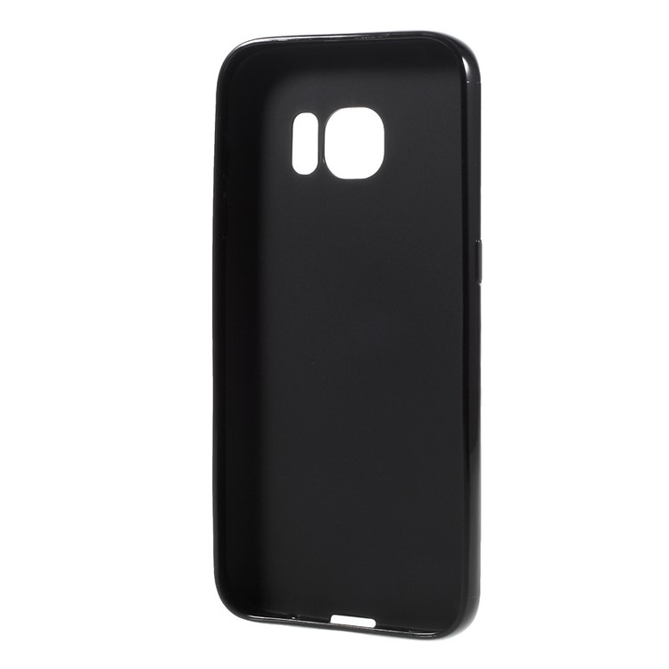 Solid Color TPU Case for Samsung Galaxy S7 - Black-2