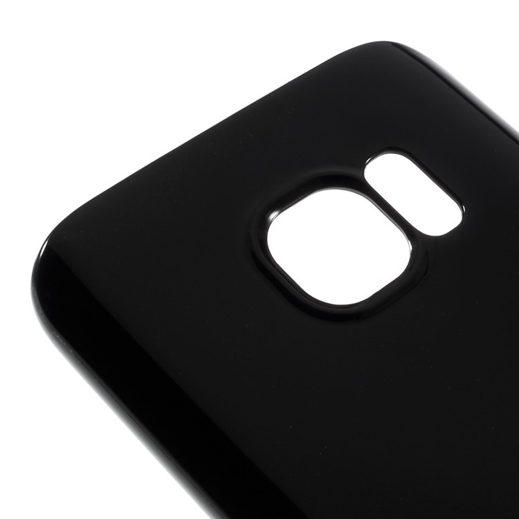 Solid Color TPU Case for Samsung Galaxy S7 - Black-4