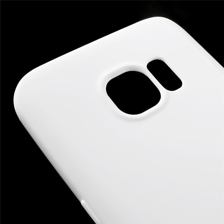 Solid Color TPU Shell Case for Samsung Galaxy S7 - White-4