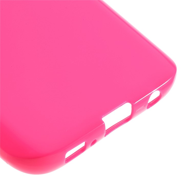 Solid Color TPU Case Cover for Samsung Galaxy S7 - Rose-5