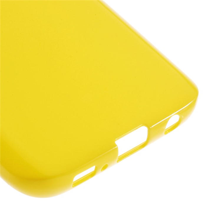 Solid Color TPU Case Shell for Samsung Galaxy S7 - Yellow-5