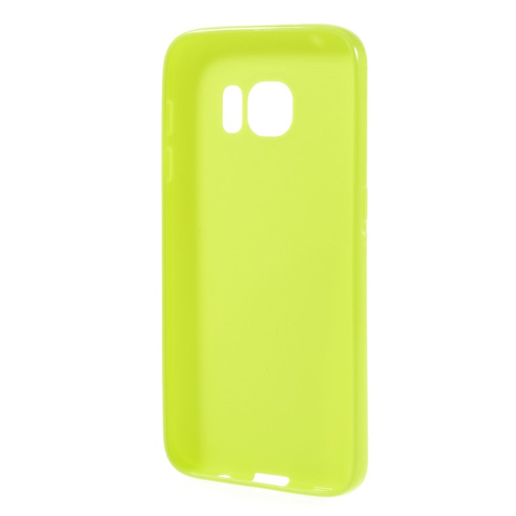 Solid Color TPU Cover Case for Samsung Galaxy S7 - Green-2