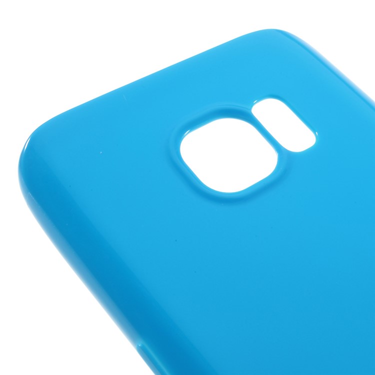 Solid Color TPU Protective Case for Samsung Galaxy S7 - Blue-4