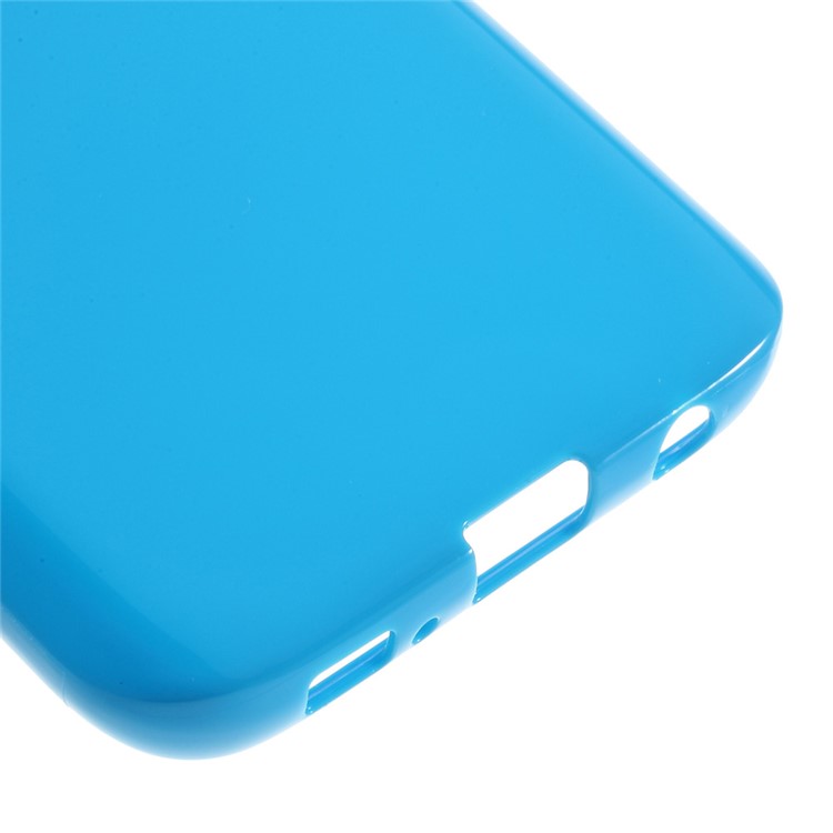 Solid Color TPU Protective Case for Samsung Galaxy S7 - Blue-5
