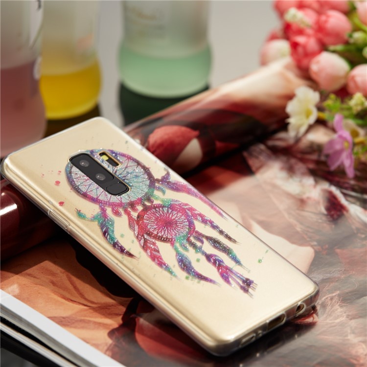 IMD Glitter Powder TPU Phone Cover for Samsung Galaxy S9+ SM-G965 - Dream Catcher-7