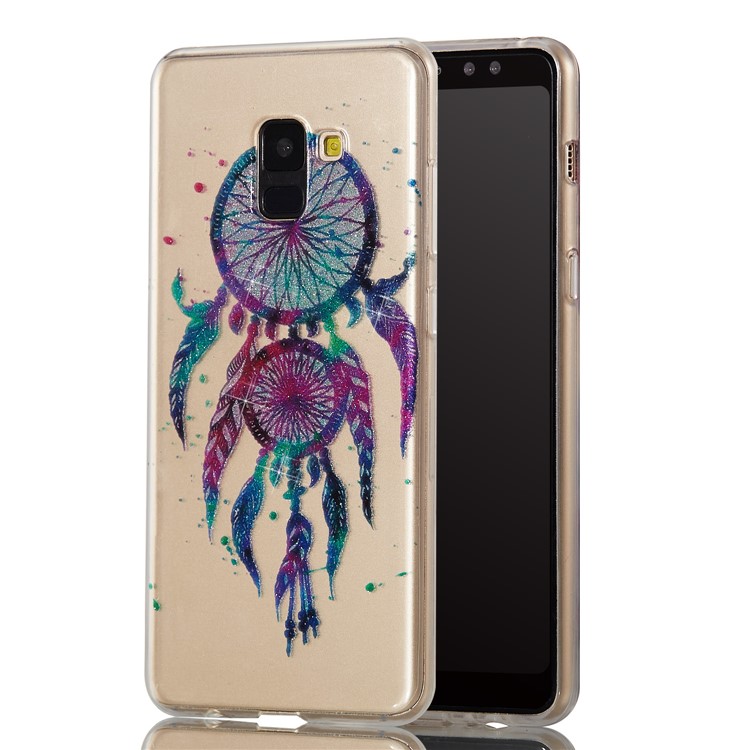IMD Glitter Powder TPU Cell Phone Casing for Samsung Galaxy A8+ (2018) - Dream Catcher-6