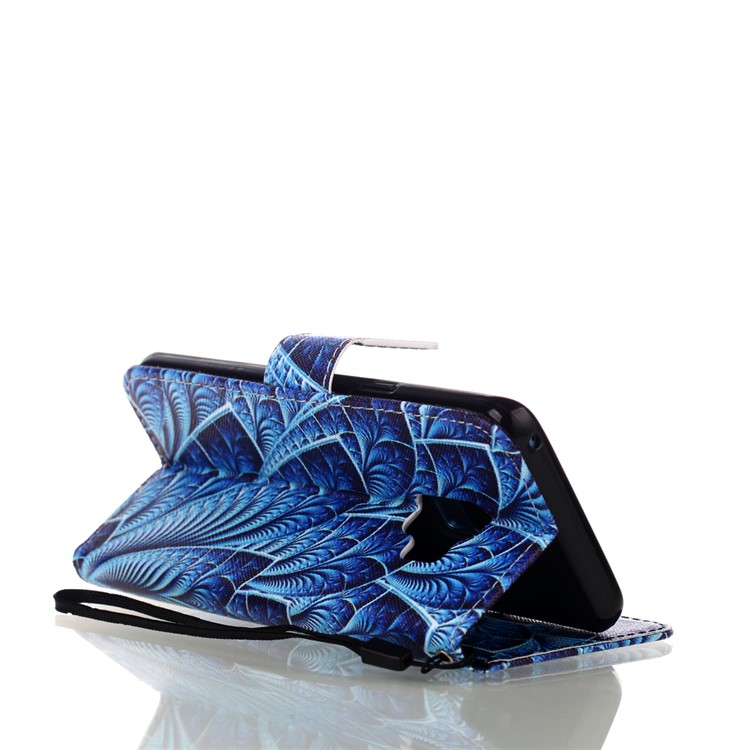 Pattern Printing Magnetic Leather Stand Cover for Samsung Galaxy S9 SM-G960 - Colorized Pattern-5
