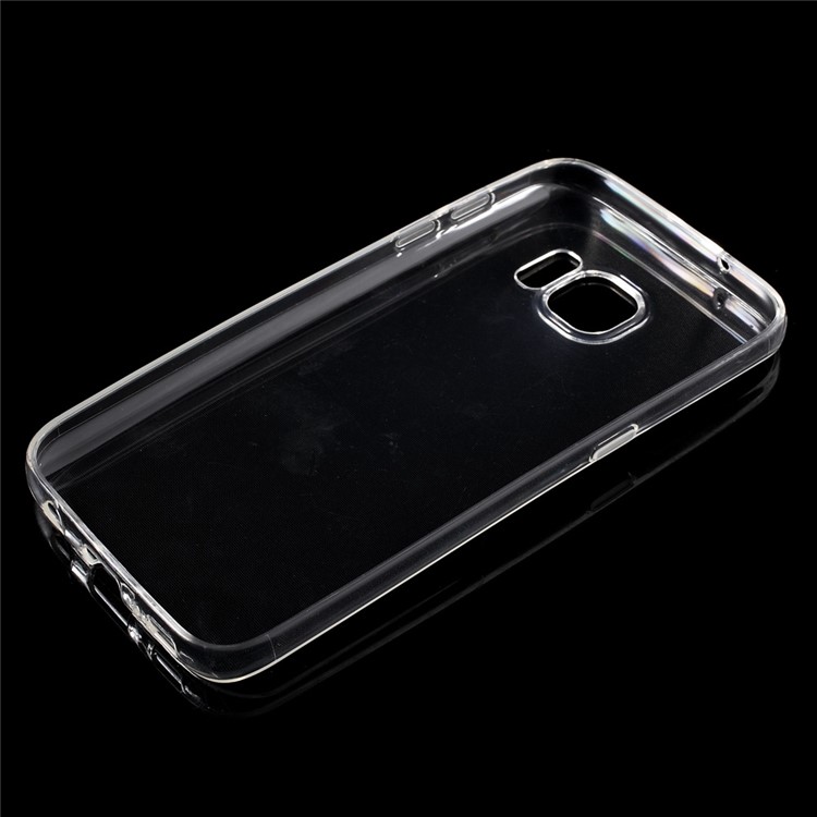 Protective TPU Gel Case for Samsung Galaxy S7 - Transparent-3