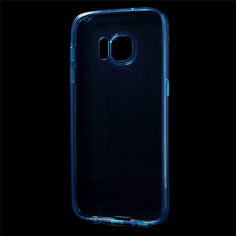 Protective TPU Gel Case for Samsung Galaxy S7 - Blue-2