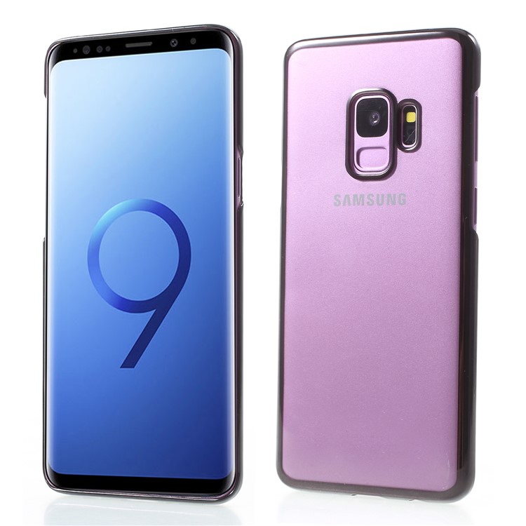 Electroplating PC Hard Phone Case for Samsung Galaxy S9 SM-G960 - Black-1
