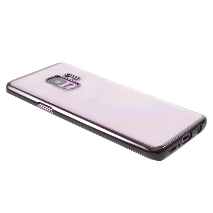 Electroplating PC Hard Phone Case for Samsung Galaxy S9 SM-G960 - Black-3