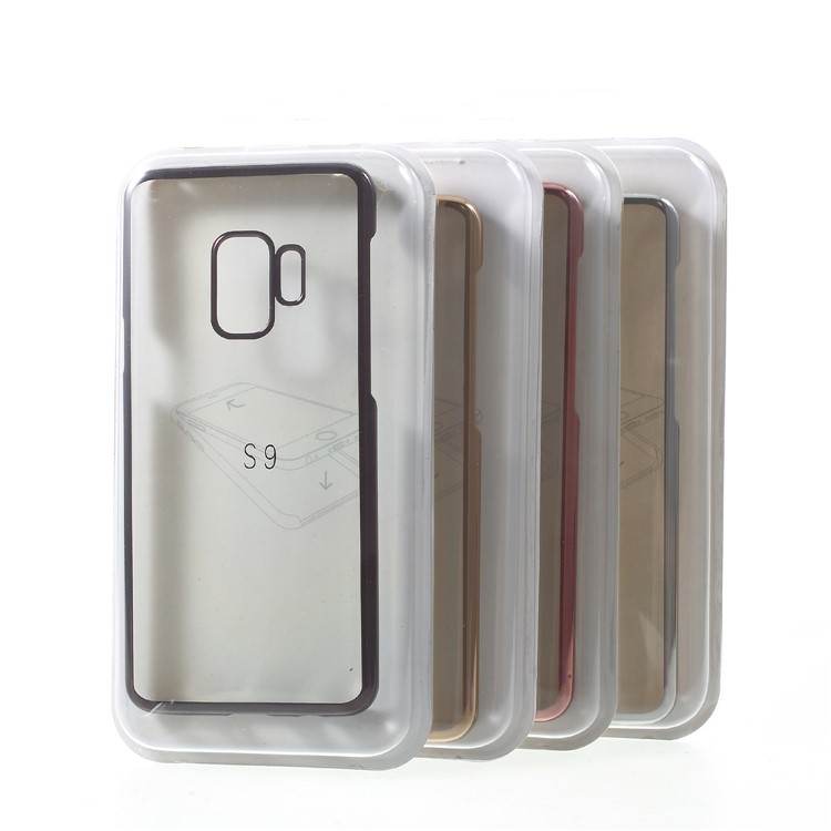 Electroplating PC Hard Phone Case for Samsung Galaxy S9 SM-G960 - Black-6