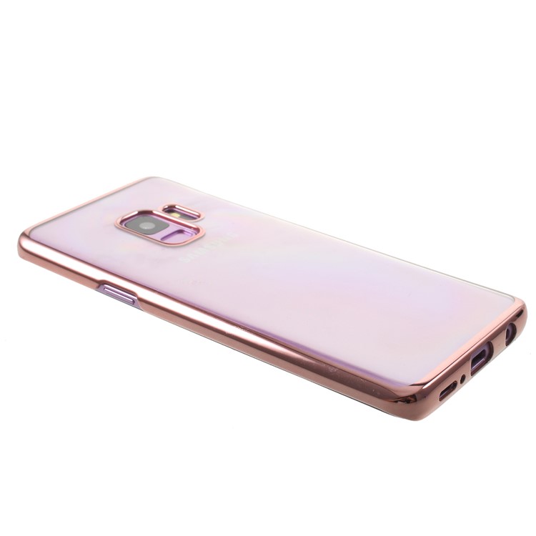 Electroplating PC Mobile Phone Shell for Samsung Galaxy S9 SM-G960 - Rose Gold-4