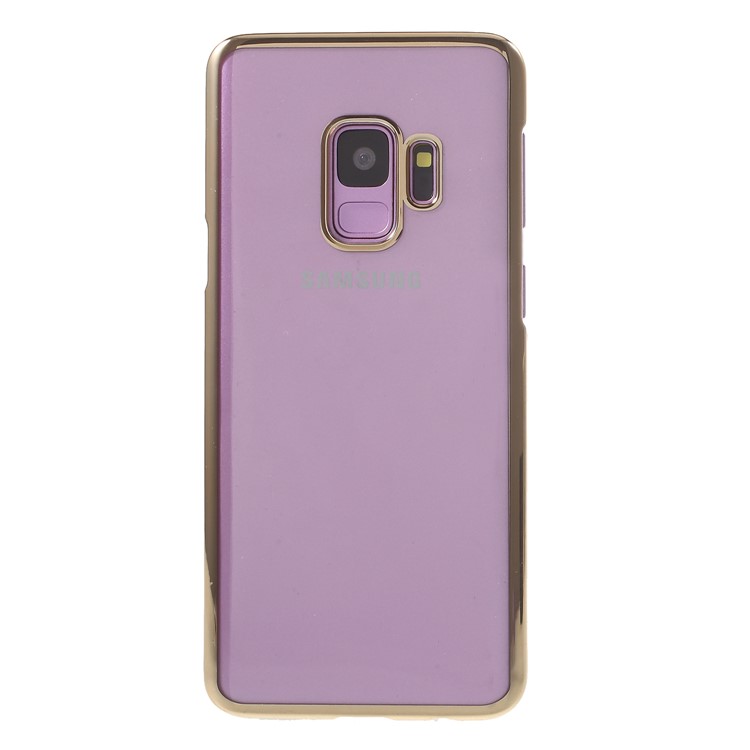 Electroplating PC Cell Phone Cover for Samsung Galaxy S9 SM-G960 - Gold-1