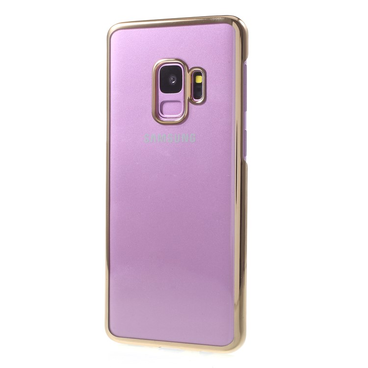 Electroplating PC Cell Phone Cover for Samsung Galaxy S9 SM-G960 - Gold-3