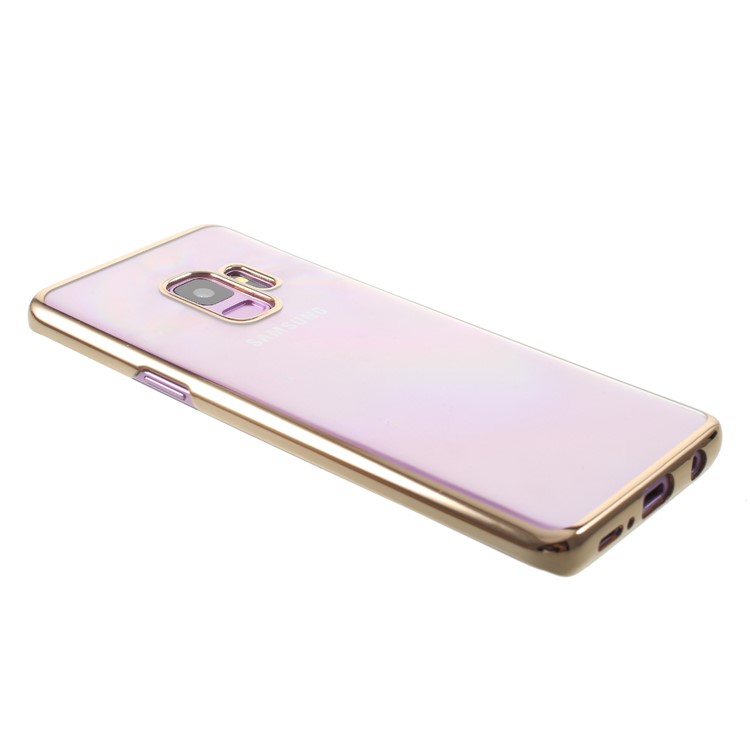 Electroplating PC Cell Phone Cover for Samsung Galaxy S9 SM-G960 - Gold-4