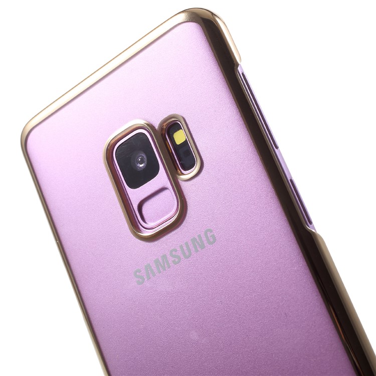 Electroplating PC Cell Phone Cover for Samsung Galaxy S9 SM-G960 - Gold-5