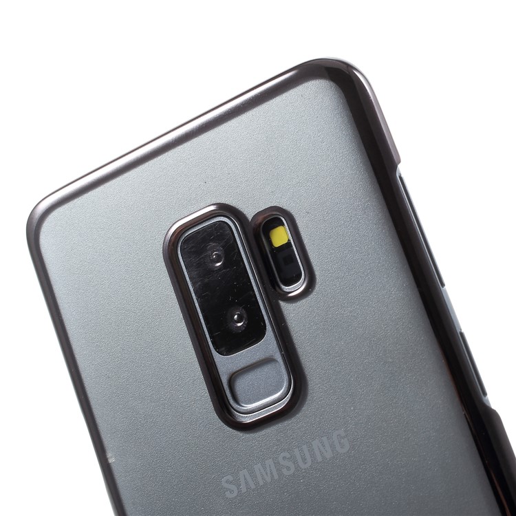 Electroplating Hard PC Mobile Case for Samsung Galaxy S9+ G965 - Black-4