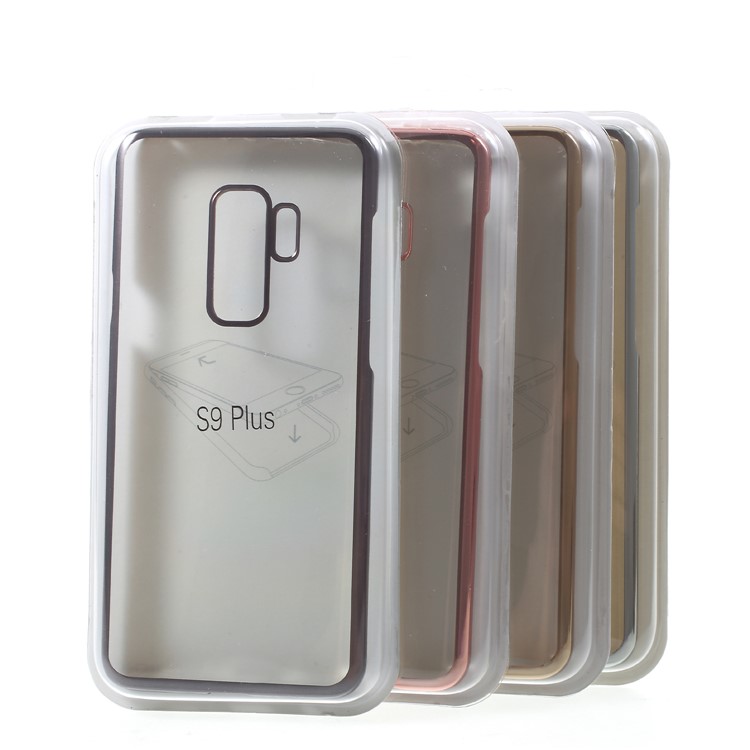 Electroplating Hard PC Mobile Case for Samsung Galaxy S9+ G965 - Black-6
