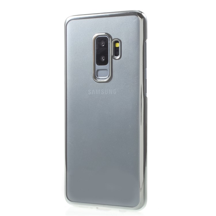 Electroplating Hard PC Mobile Cover for Samsung Galaxy S9+ G965 - Silver-3