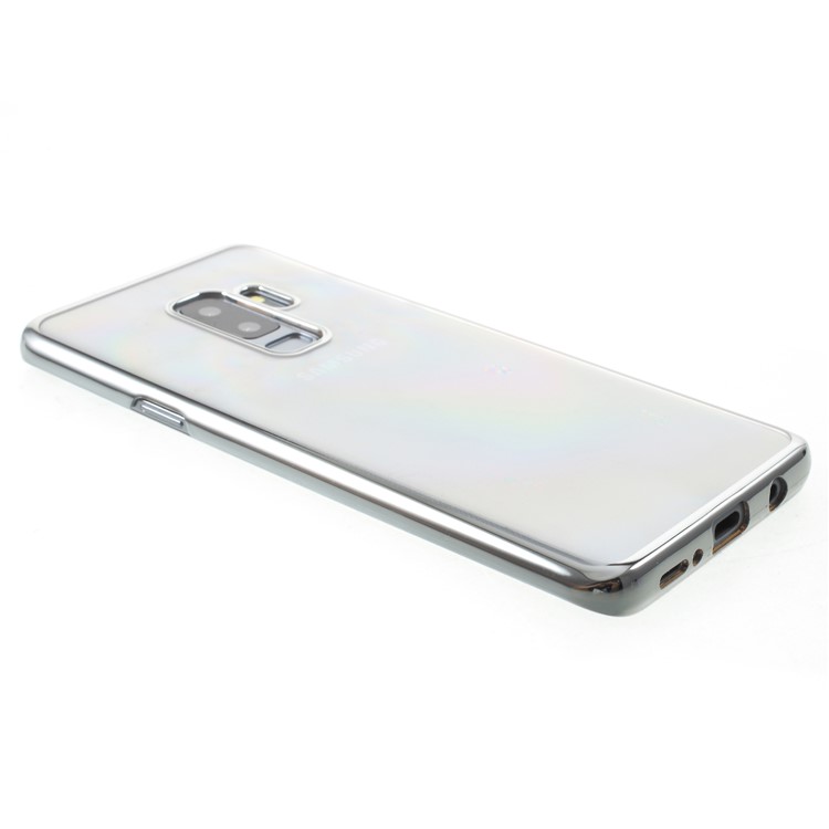 Electroplating Hard PC Mobile Cover for Samsung Galaxy S9+ G965 - Silver-4