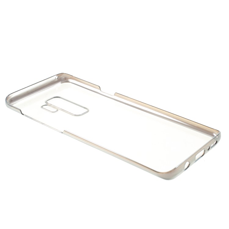 Electroplating Hard PC Mobile Cover for Samsung Galaxy S9+ G965 - Silver-5