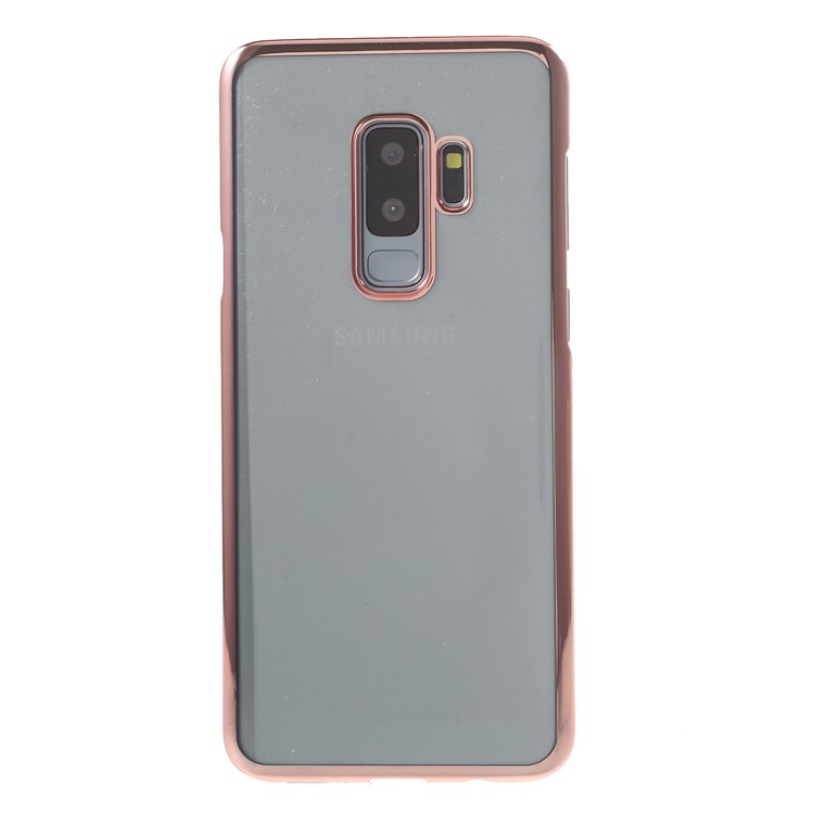 Electroplating Hard PC Mobile Shellfor Samsung Galaxy S9+ G965 - Rose Gold-1