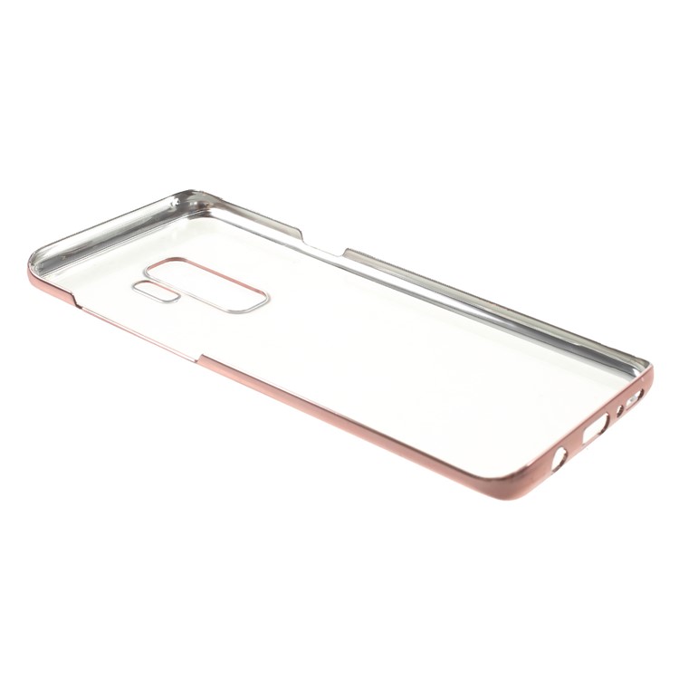 Electroplating Hard PC Mobile Shellfor Samsung Galaxy S9+ G965 - Rose Gold-5