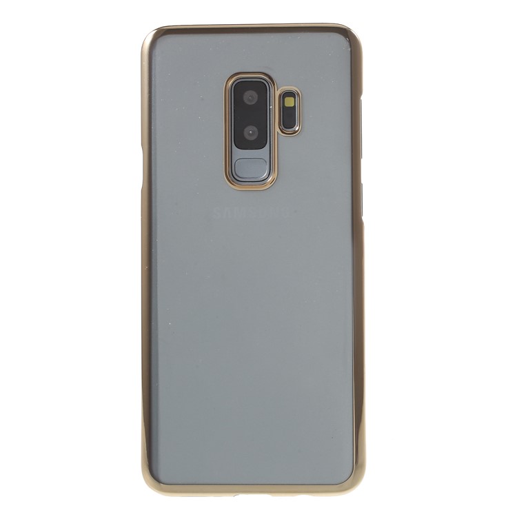 Electroplating Hard PC Phone Cover Case for Samsung Galaxy S9+ G965 - Gold-1