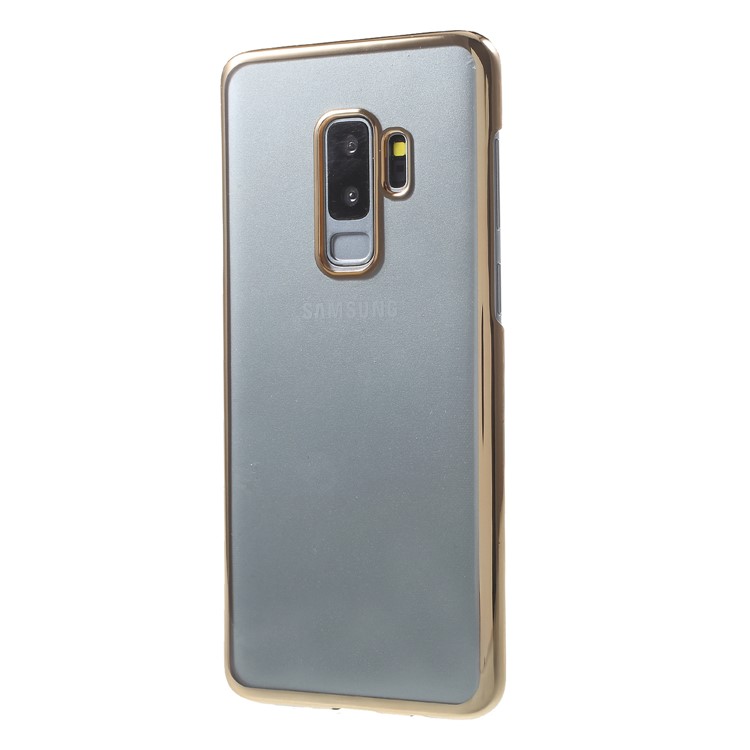 Electroplating Hard PC Phone Cover Case for Samsung Galaxy S9+ G965 - Gold-3