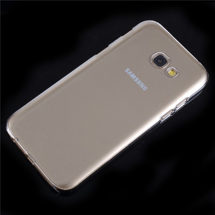 100Pcs/Lot PC Transparent Mobile Phone Lightweight Cases for Samsung Galaxy A3 (2017) - Transparent-1