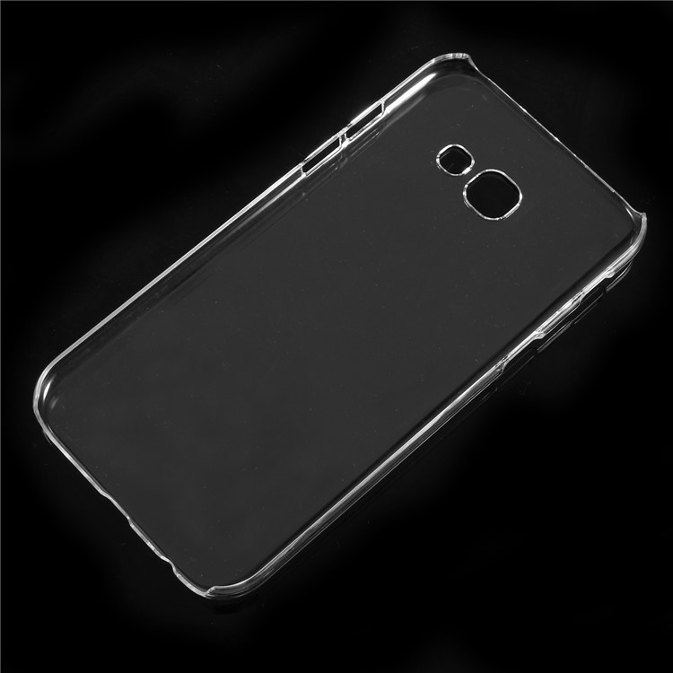 100Pcs/Lot PC Transparent Mobile Phone Lightweight Cases for Samsung Galaxy A3 (2017) - Transparent-5