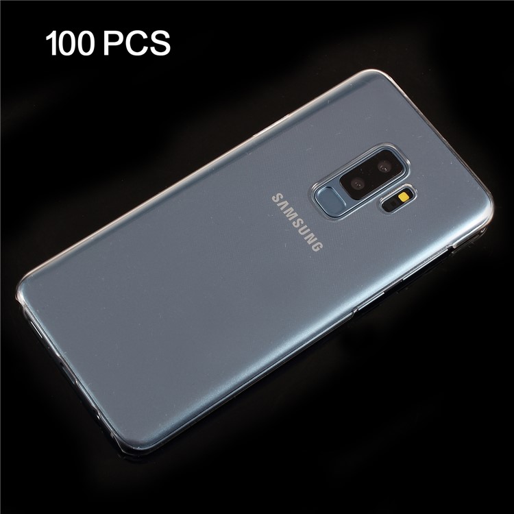100Pcs/Lot PC Transparent Mobile Phone Lightweight Cases for Samsung Galaxy S9+ G965-1
