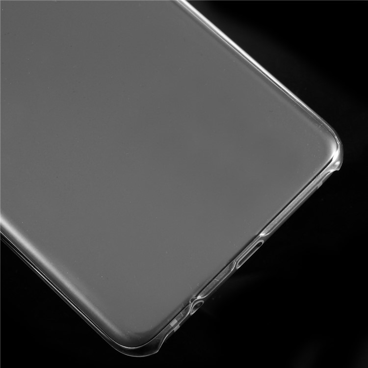 100Pcs/Lot PC Transparent Phone Lightweight Cases for Samsung Galaxy A8+ (2018) - Transparent-4