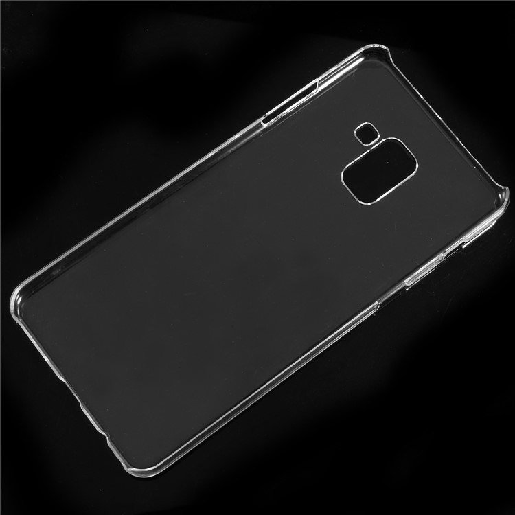 100Pcs/Lot PC Transparent Phone Lightweight Cases for Samsung Galaxy A8+ (2018) - Transparent-5